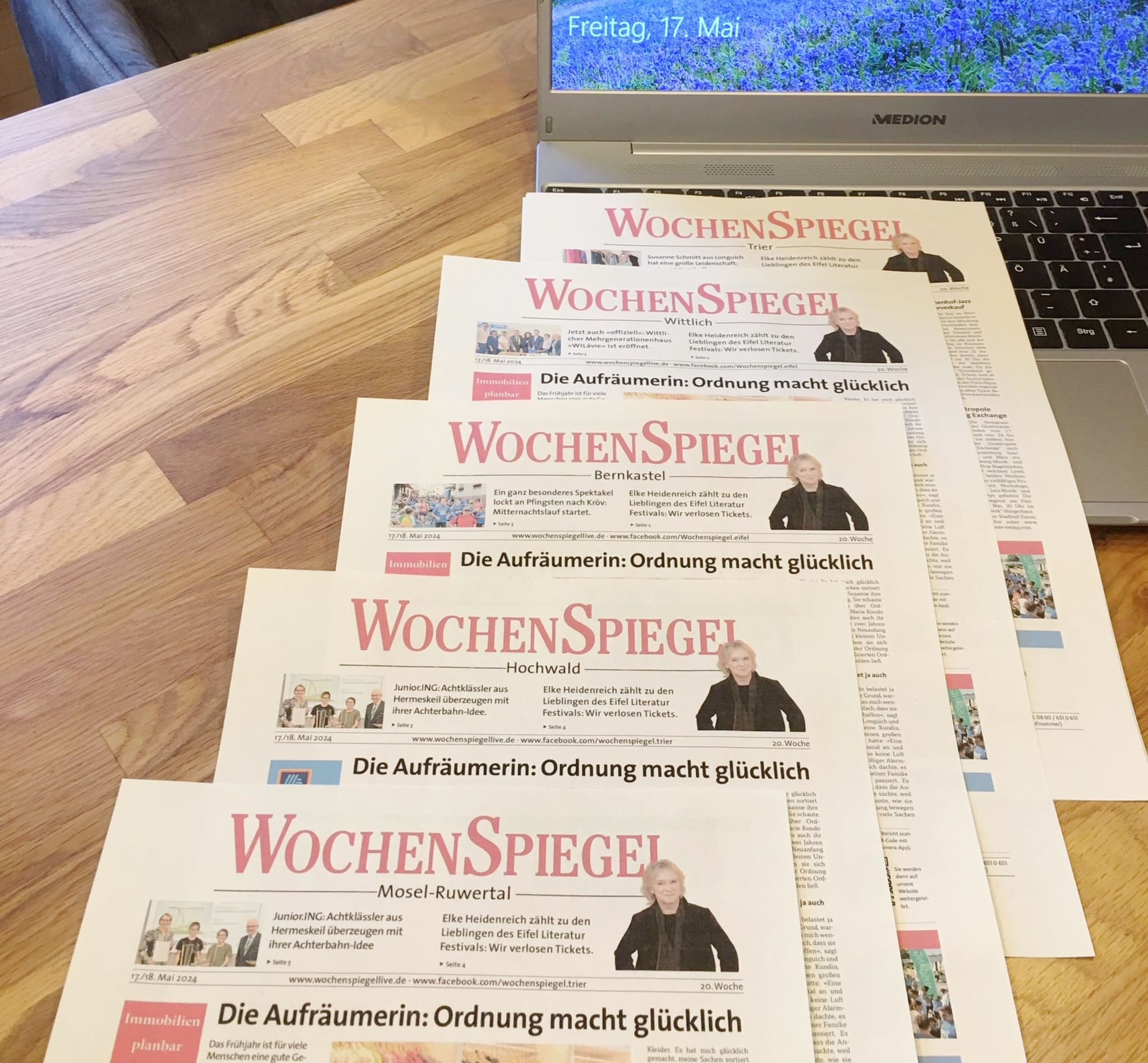 Diverse Wochenspiegel-Titelseiten 17.05.24