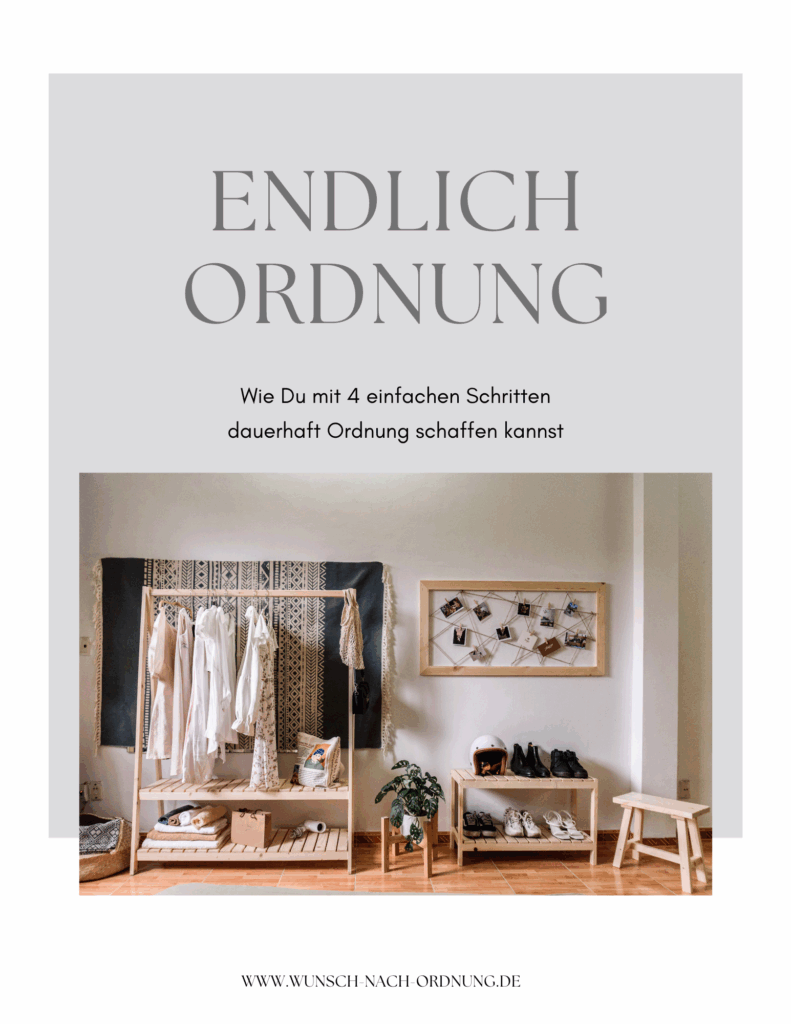 Workbook Endlich Ordnung